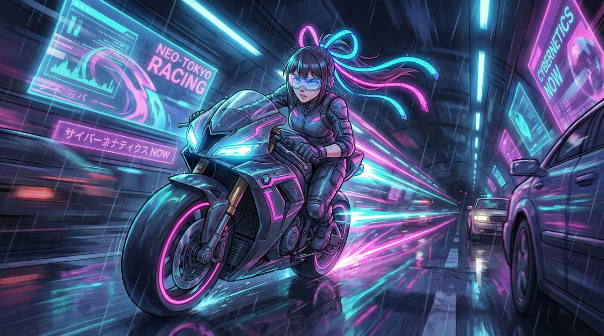 蜜芽动漫-极速追击赛博飞车